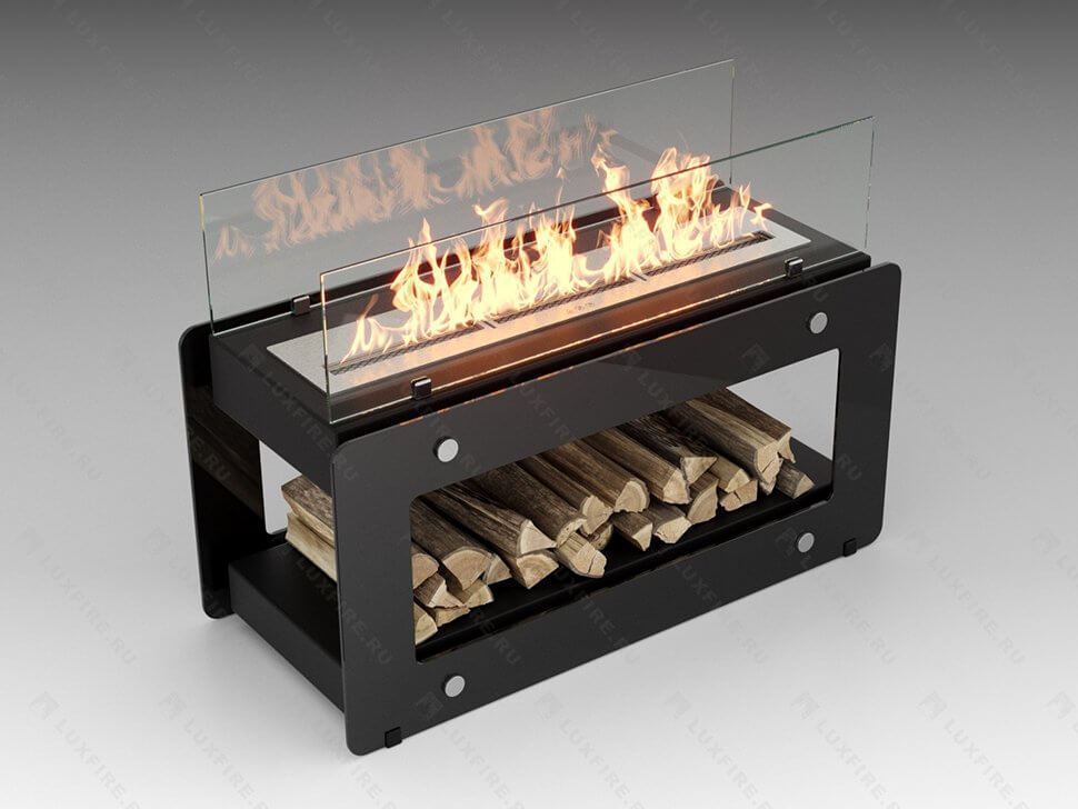 Напольный биокамин Lux Fire 