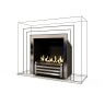 Биокамин в мраморном портале Firezo Cristallo, стандарт фото 2