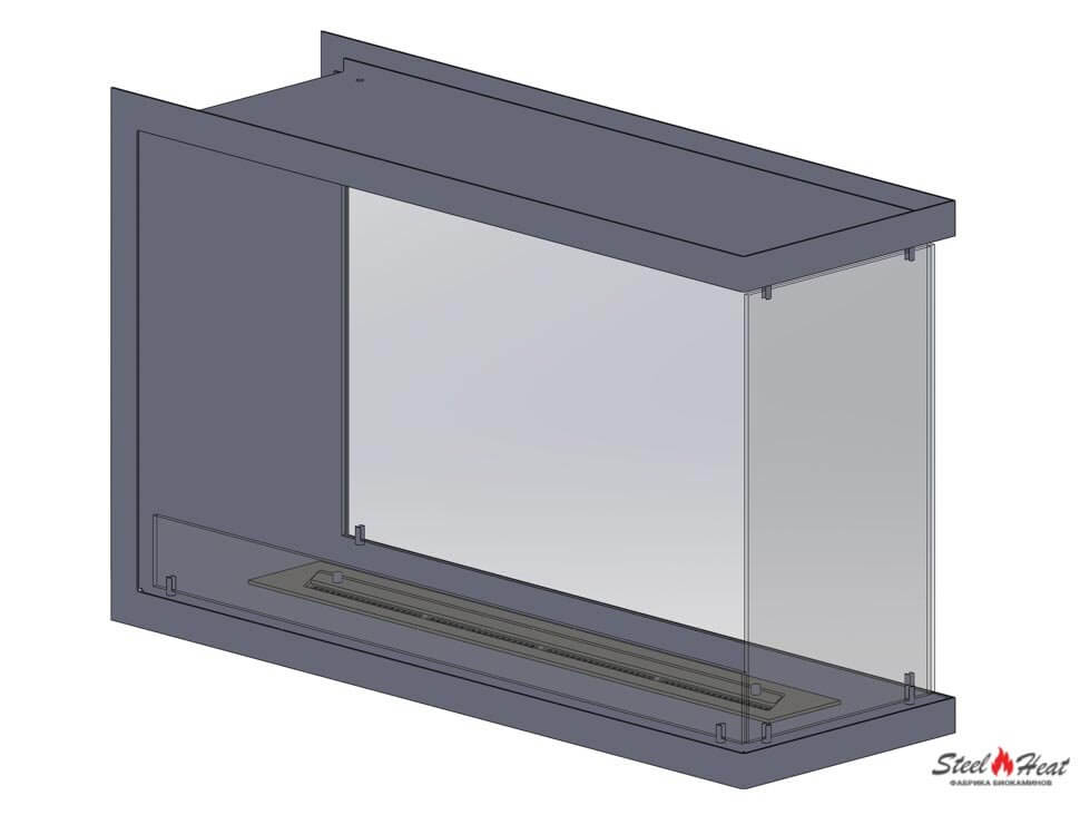9176А Биокамин торцевой на заказ